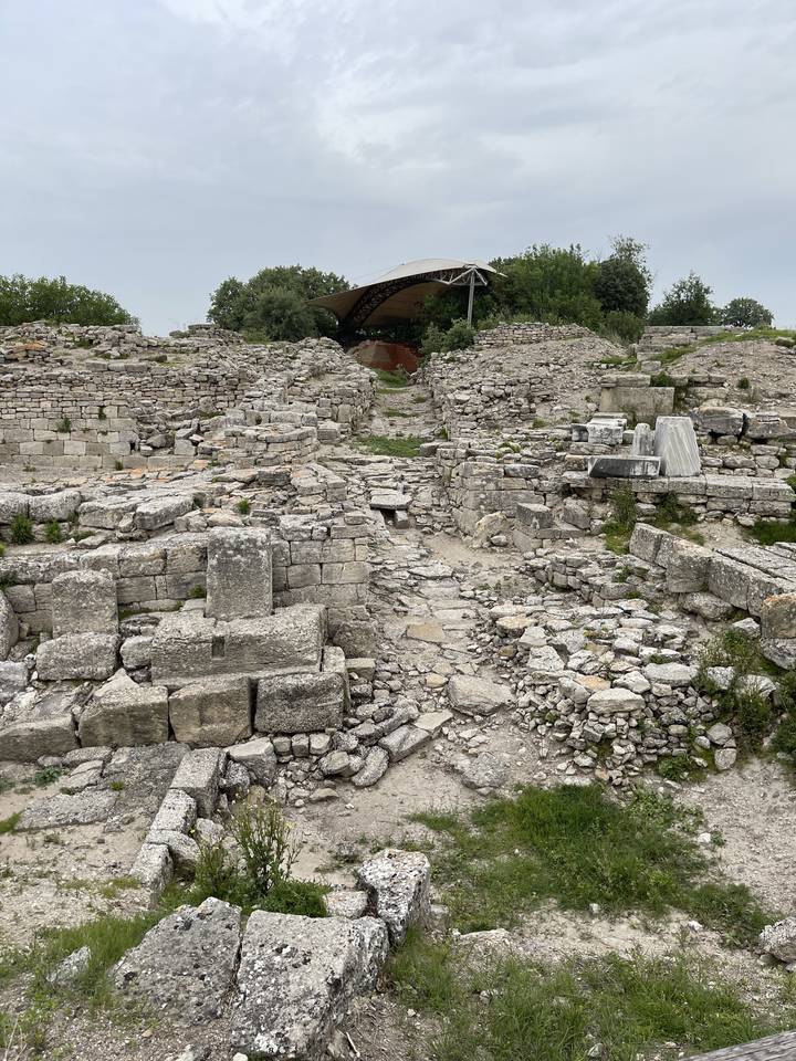 Ruins at the site of Troy.