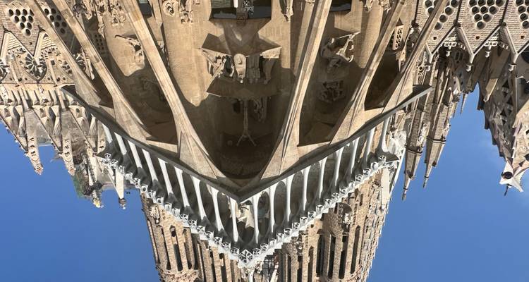 View of a large, ornate cathedral facade.