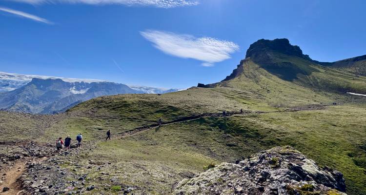 A picturesque trail leading through scenic hills.