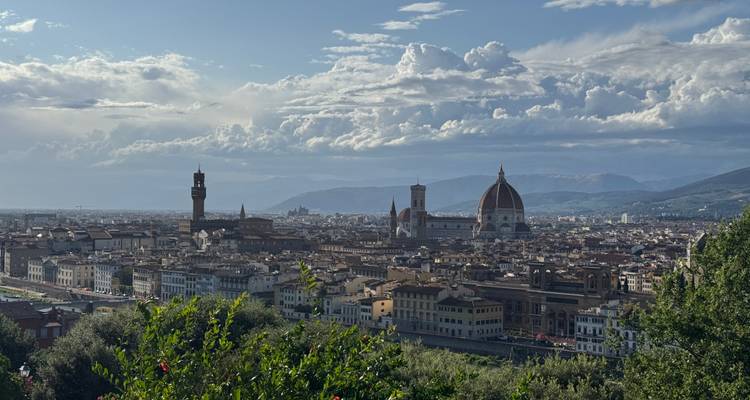 Vue panoramique de Florence avec le Dôme.