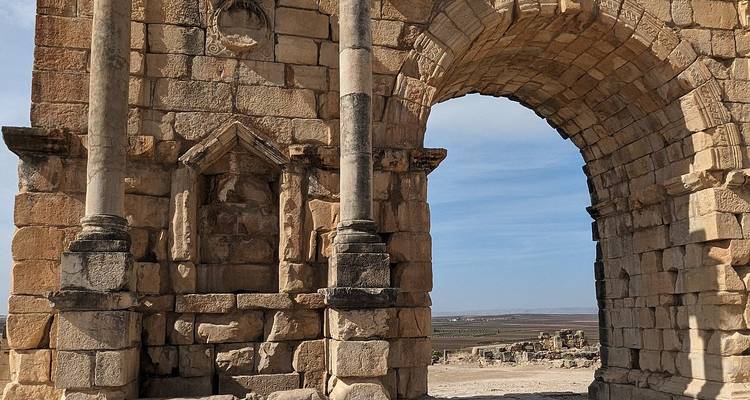 Archway detail with ancient stone architecture.