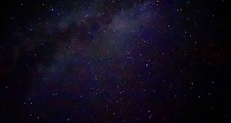 Night sky with visible stars.