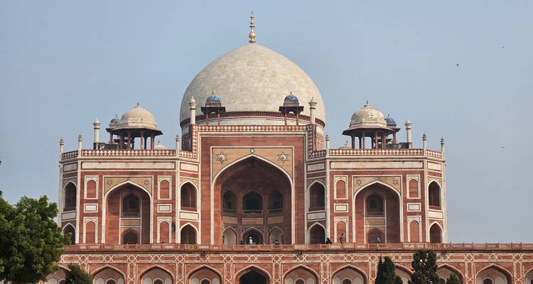 La Tumba de Humayun, una obra maestra de la arquitectura mogol.