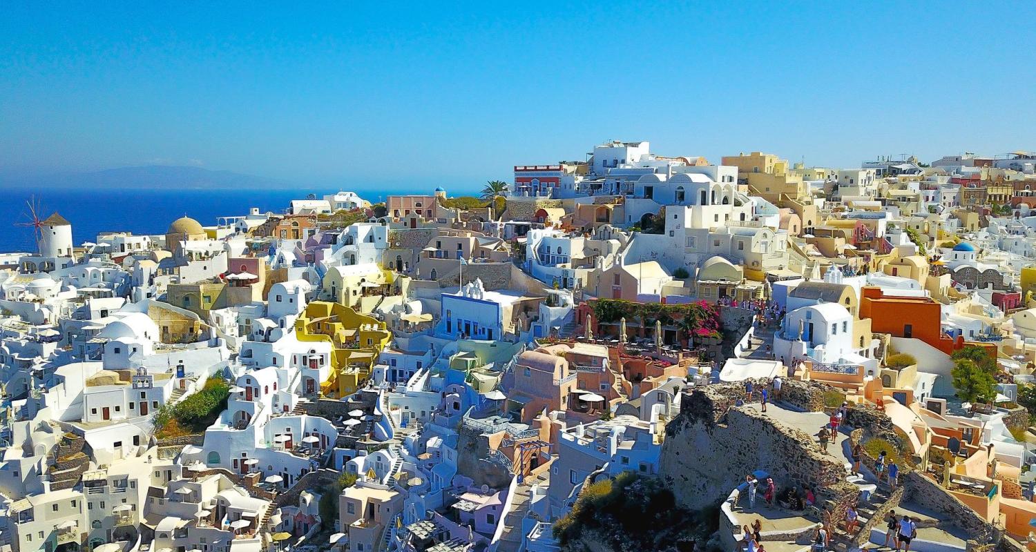 Circuitos por el Atenas Santorini y Mykonos