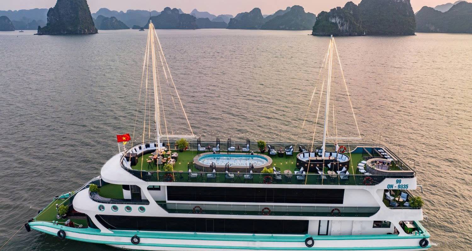 Halong Bay 1 Day On 5* Cruise ( Surprise Cave and Titop Island) - Asia Focus Travel