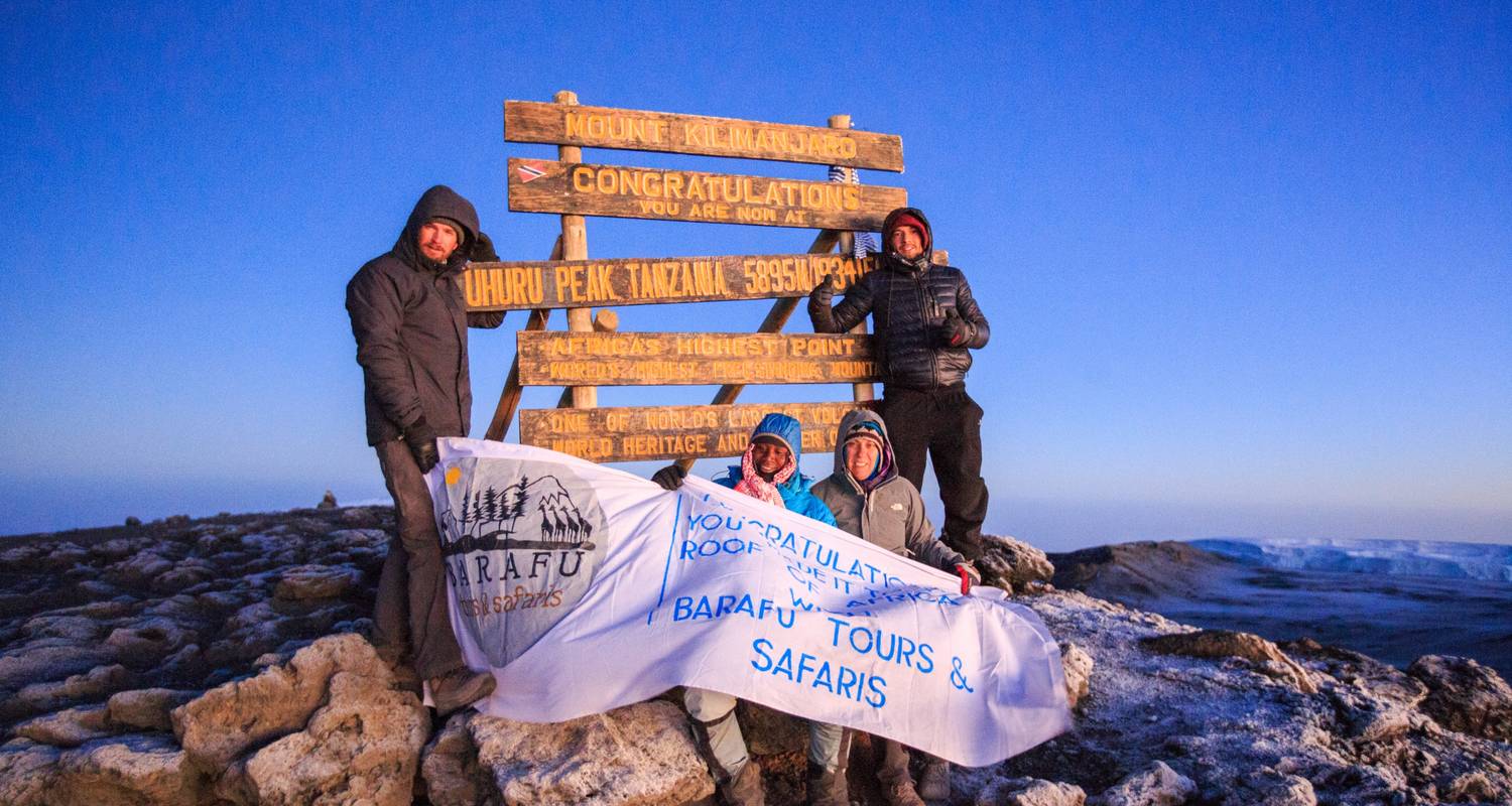 Kilimanjaro climb 8 days Lemosho route - Barafu Tours & Safaris 