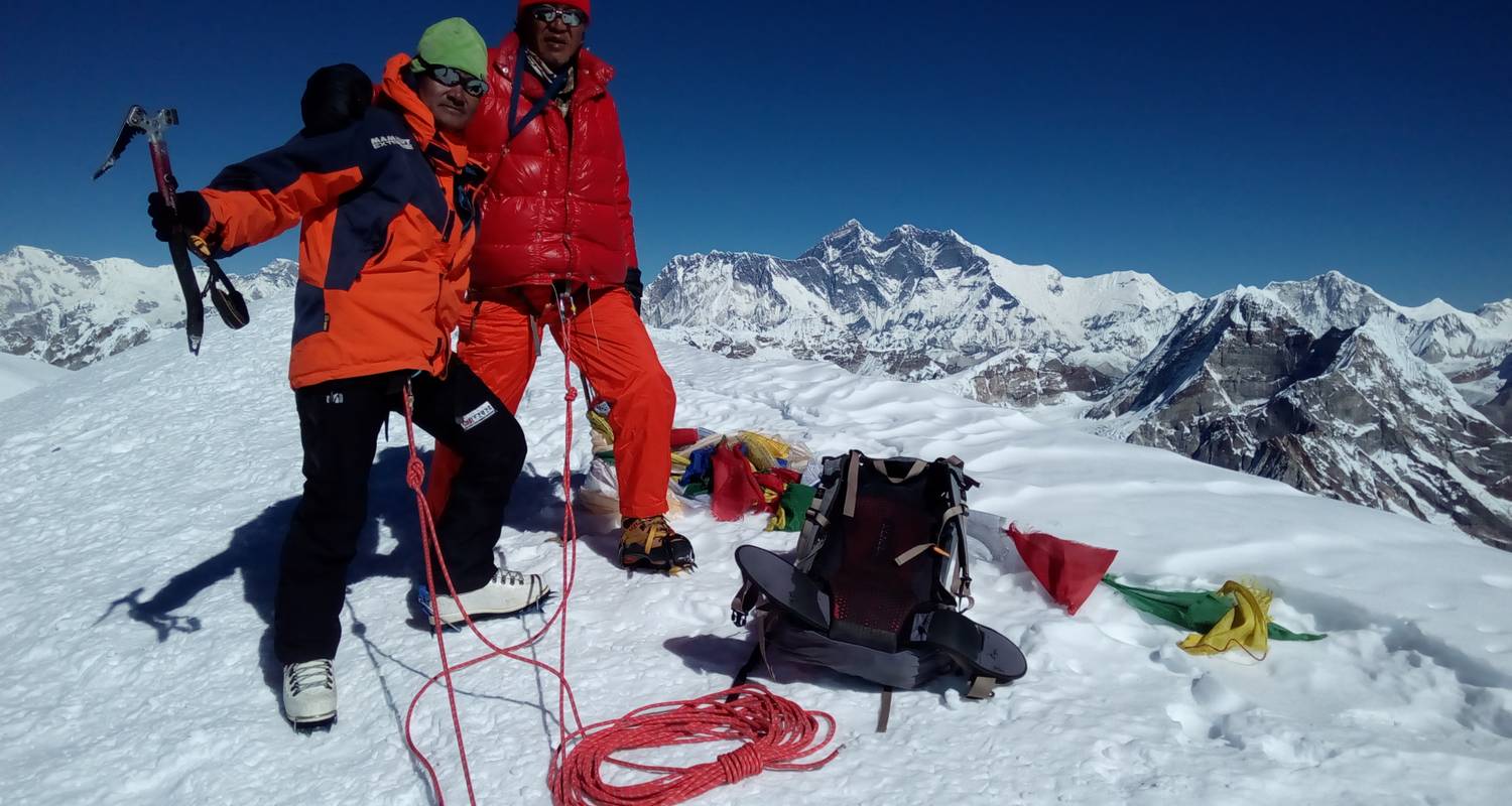 Three Peaks Climbing Island Lobuche & Kyajo Ri - Nepal Guide Treks & Expedition P.ltd