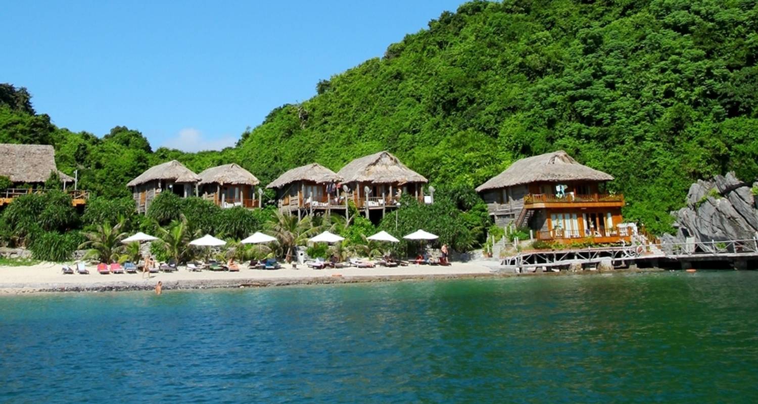 2 Nights Ha Long Bay Cruising Bungalow  in Sandy Beach 