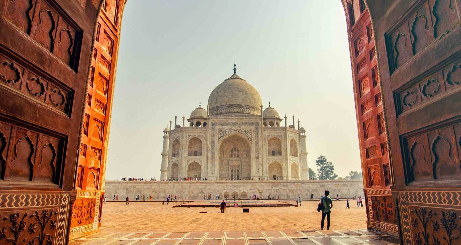 Excursion de 5 jours dans le Triangle d'Or avec lever/coucher du soleil sur le Taj Mahal - Agra Taj Visit