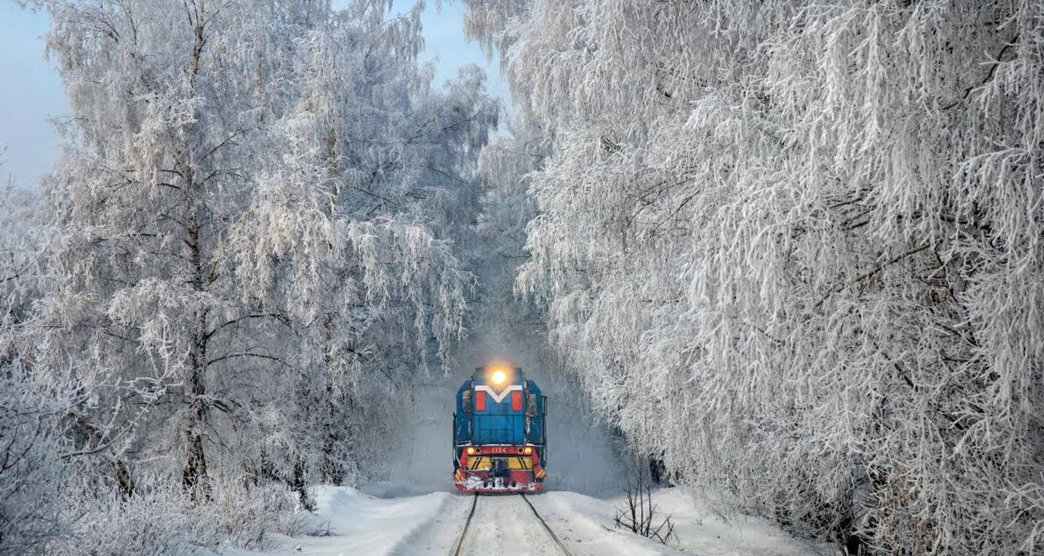 Жд Зимой Фото
