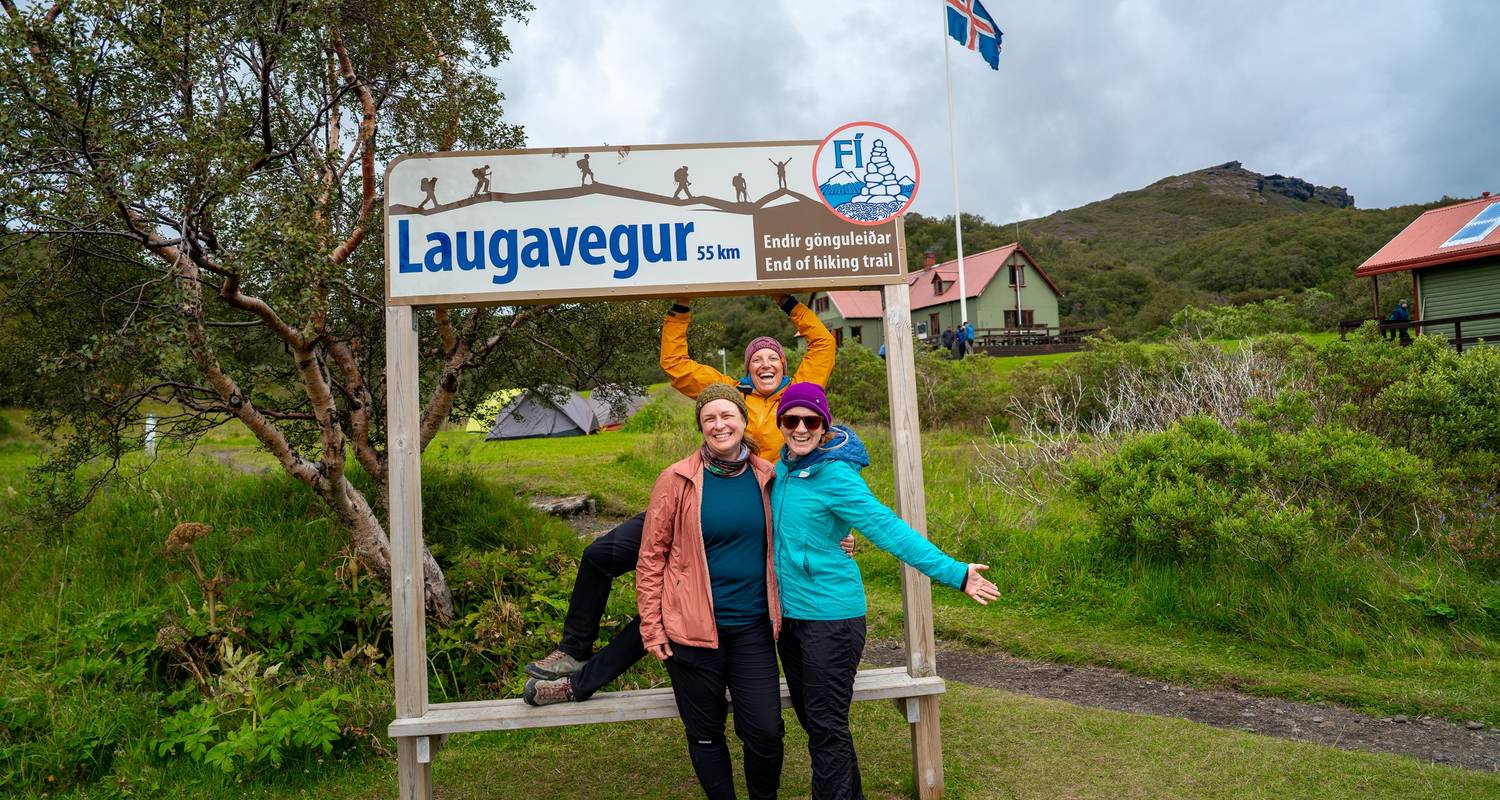 Laugavegur Trek with glacier hike - 7 Day (Huts)