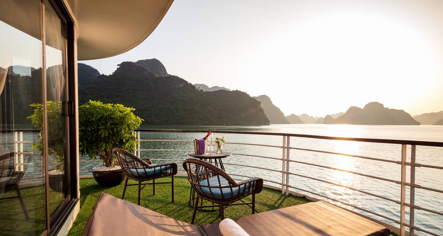 3days-2 nights Halong Bay tour onboard  BEST 5 star cruises incl. transfers, meals, kayaking, caves - Vietnam Allure Travel
