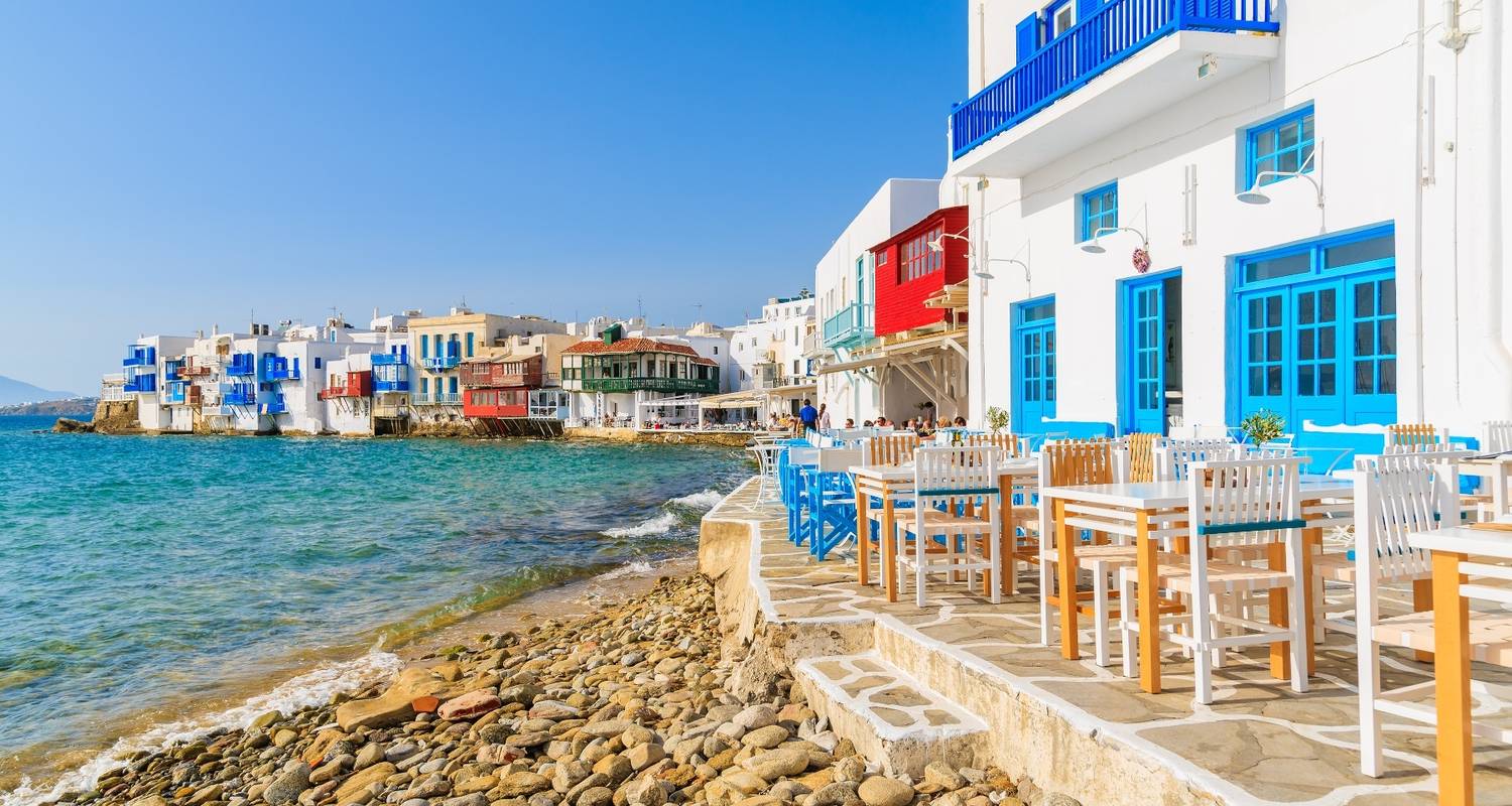 13 jours d'excursion à Mykonos, Santorin, Crète et Corfou - Private Tours Greece