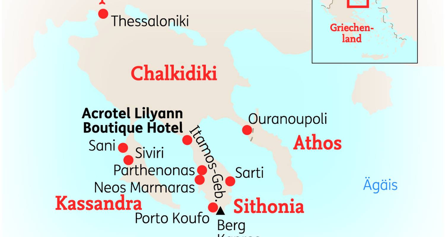 Griechenland Rundreisen ab Thessaloniki