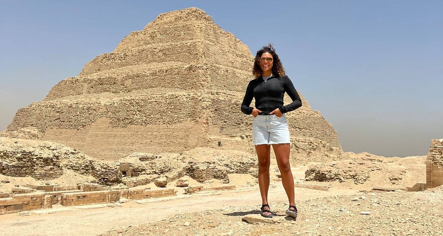 El Cairo: Pirámides de Guiza, Esfinge, Saqqara y Dahshur Visita guiada de día completo con almuerzo - Egypt Best Holidays 