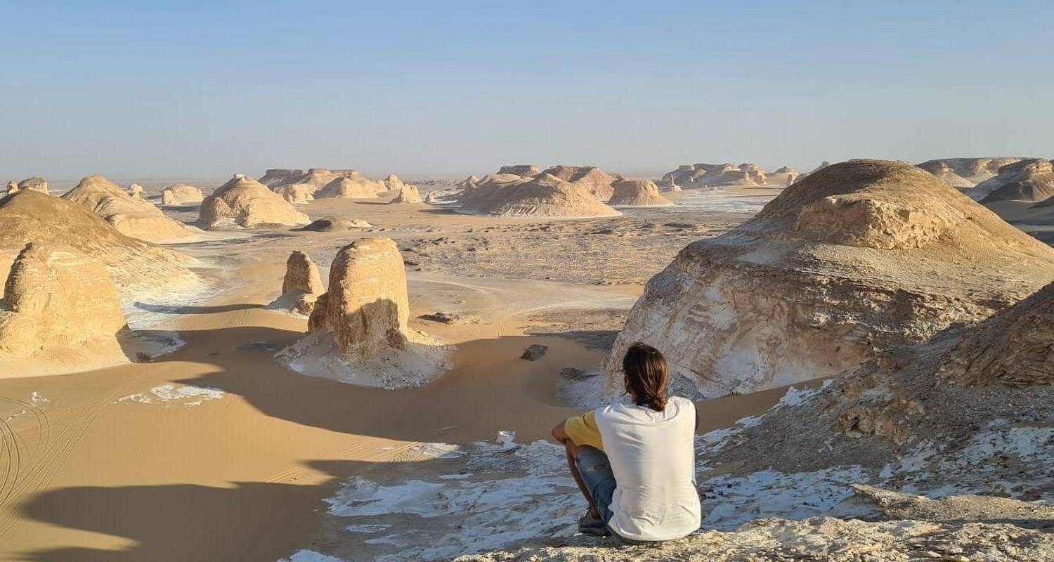 Camping in the White & Black Deserts (Bahariya Oasis) & Cairo Private Transfer