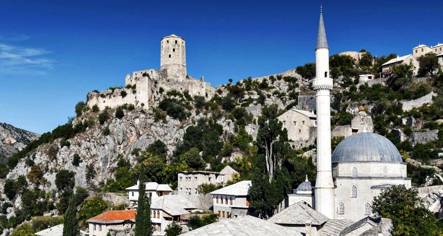 UNESCO-Juwelen in Kroatien + Bosnien entdecken: 6 Tage GanzjahresRundreise ab Korcula. Bosniens Hauptattraktionen + berühmte kroatisch-dalmatinische Städte Split, Sibenik und Trogir. - Monterrasol Travel