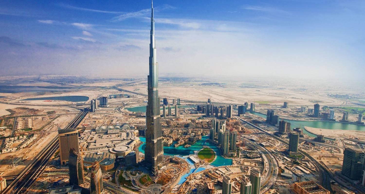 Dubai & Burj Khalifa with India's Golden triangle