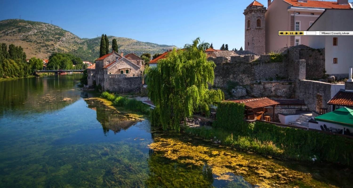 Excursion de 2 jours de Petrovac à Medjugorje et aux chutes d'eau de Kravica. Bosnie inattendue. Avec le monastère de Tvrdos, la grotte de Vjetrenica, Radimlja, Mogorjelo, Pocitelj, Stolac. Appréciez la gastronomie et le vin à Trebinje. - Monterrasol Travel