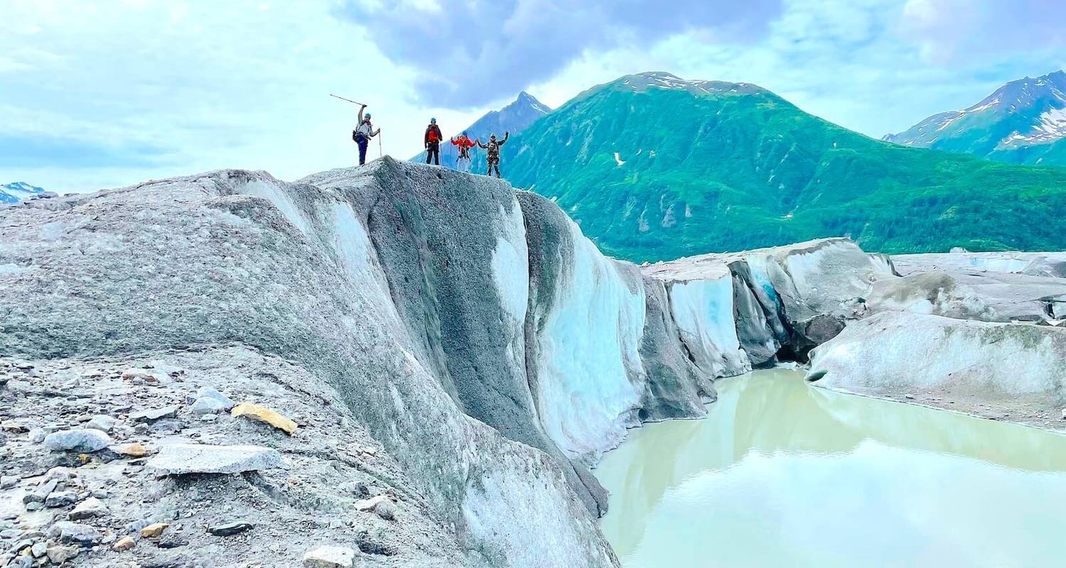 Packrafting with Icebergs - Kenai Backcountry Adventures