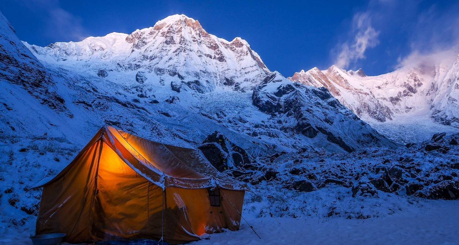 Mount Annapurna Rondreizen die beginnen in Pokhara