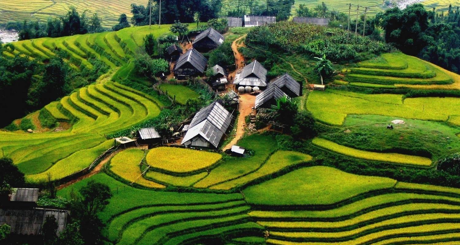 Sapa Trekking 3 jours et 2 nuits en bus couchette depuis Hanoi - Nuit chez l'habitant et à l'hôtel - Old Quarter Travel