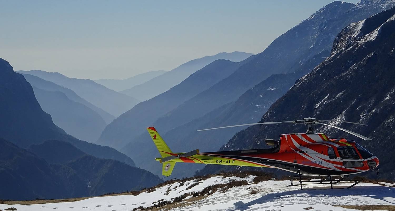 Everest Basiskamp Helikoptervlucht vanuit Kathmandu - Himalayan Trekking & Tours