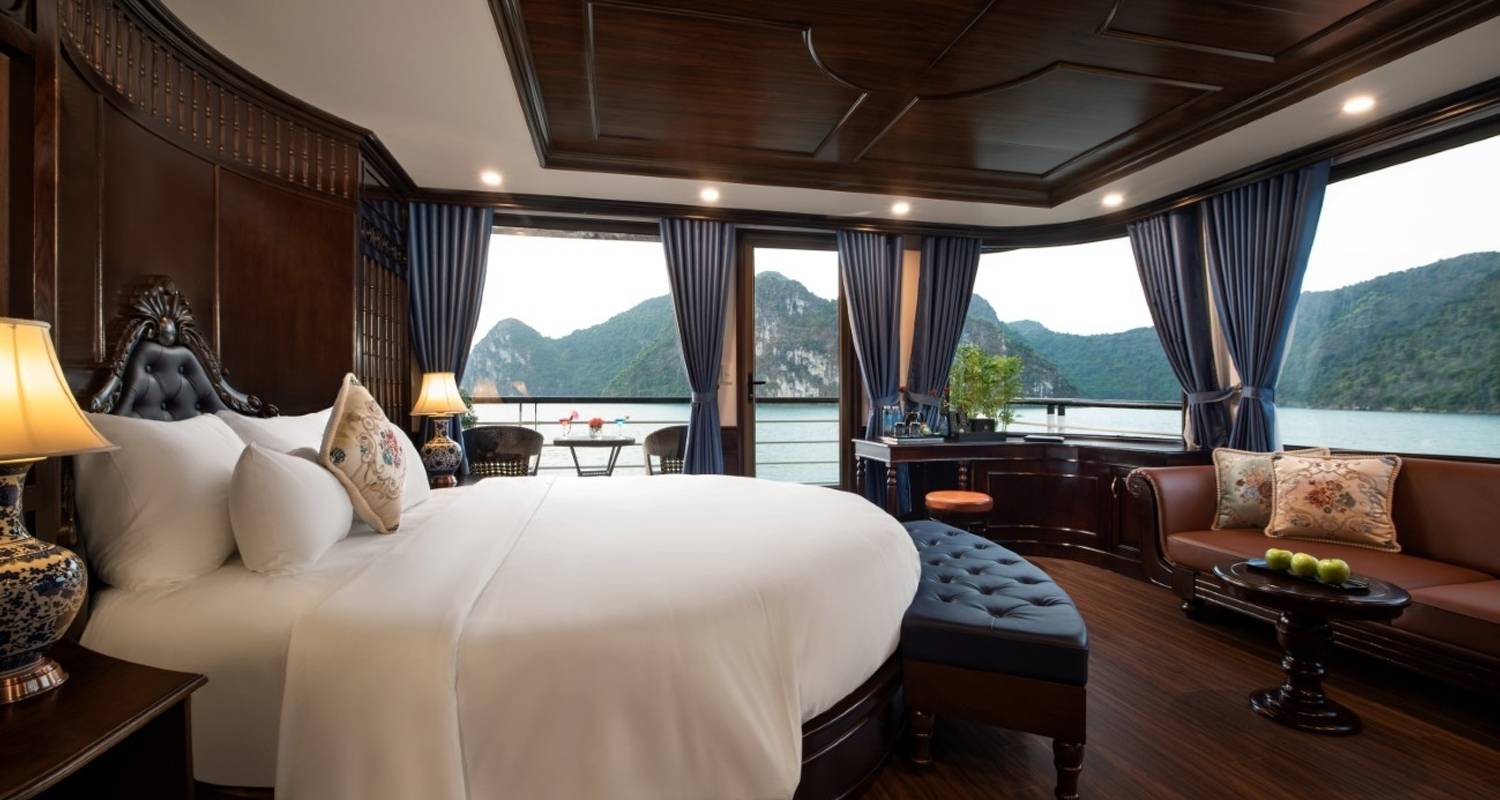 Croisière 5 étoiles de 3 jours dans la baie d'Halong et de Lan Ha avec balcon et activités complètes - Indochina Today Travel