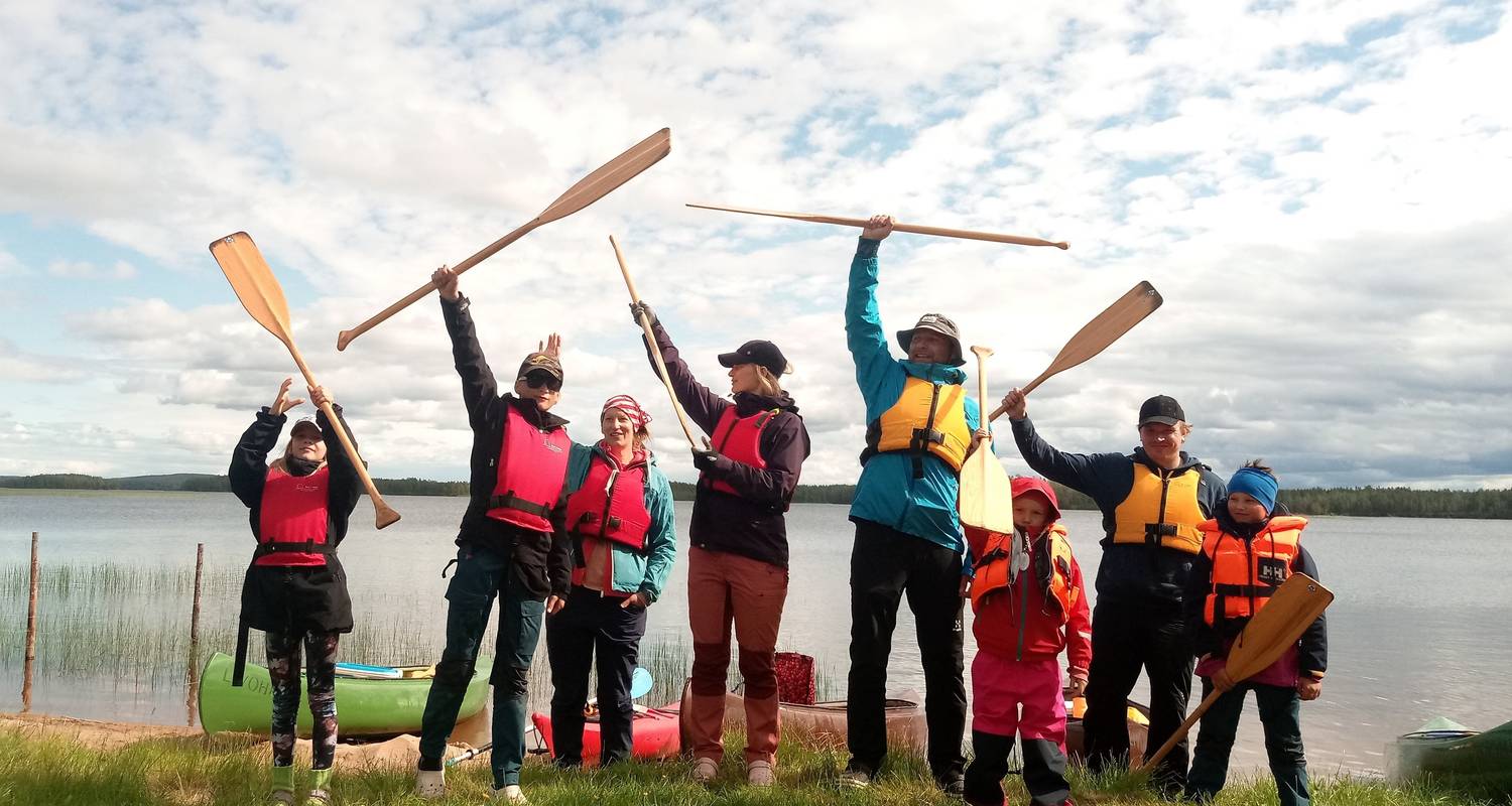 Finnisch-Lappland: Kanu-Expedition für die ganze Familie - Adventure Apes