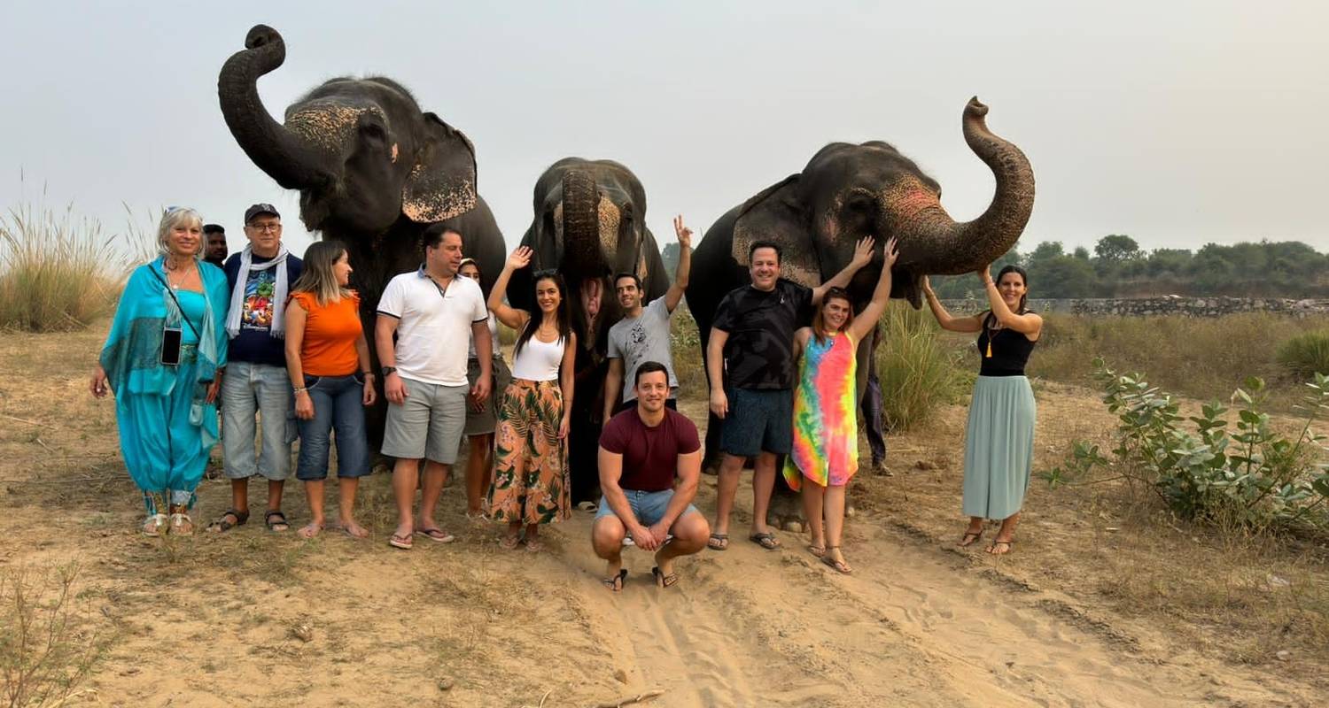 Voyage à Jaipur depuis Delhi avec un séjour exceptionnel dans un sanctuaire d'éléphants avec toutes les activités. - Fragrance of Taj