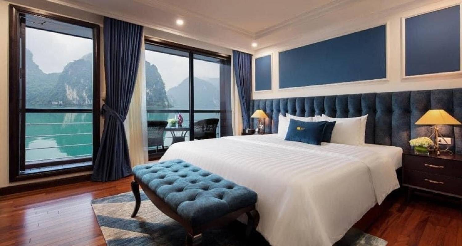 2-Day Ha Long Bay - Lan Ha Bay 5-Star Cruise Private Balcony Cabin - Ha Long Bay Lux Cruises Tours