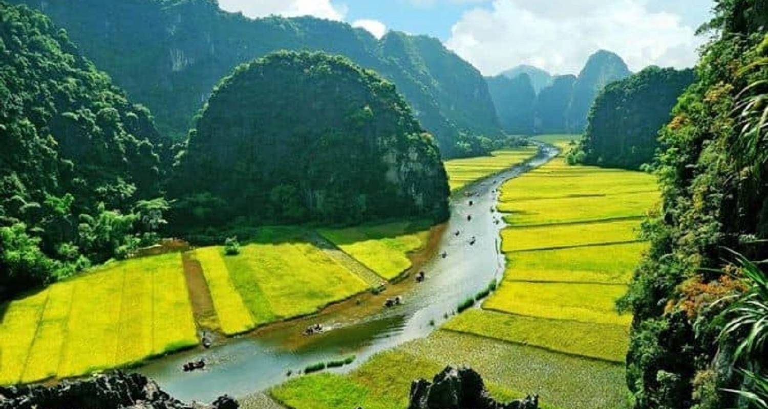 Hele dag Hanoi  – Ninh Binh  – Trang An  – Bai Dinh  – Mua Cave - Ha Long Bay Lux Cruises Tours