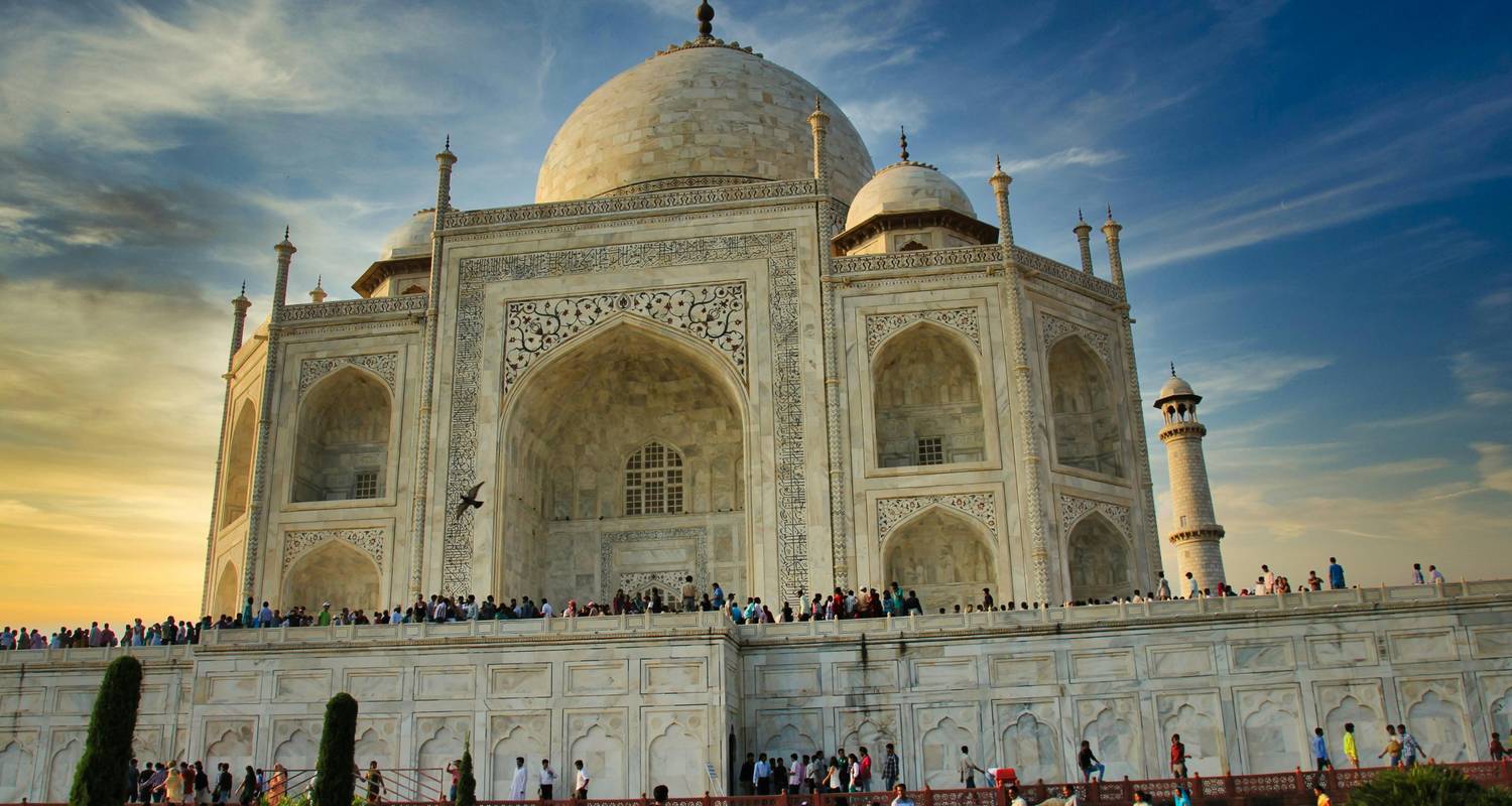 Visite du Taj Mahal au lever du soleil, le même jour, depuis Delhi -  Taj Voyages Tours 