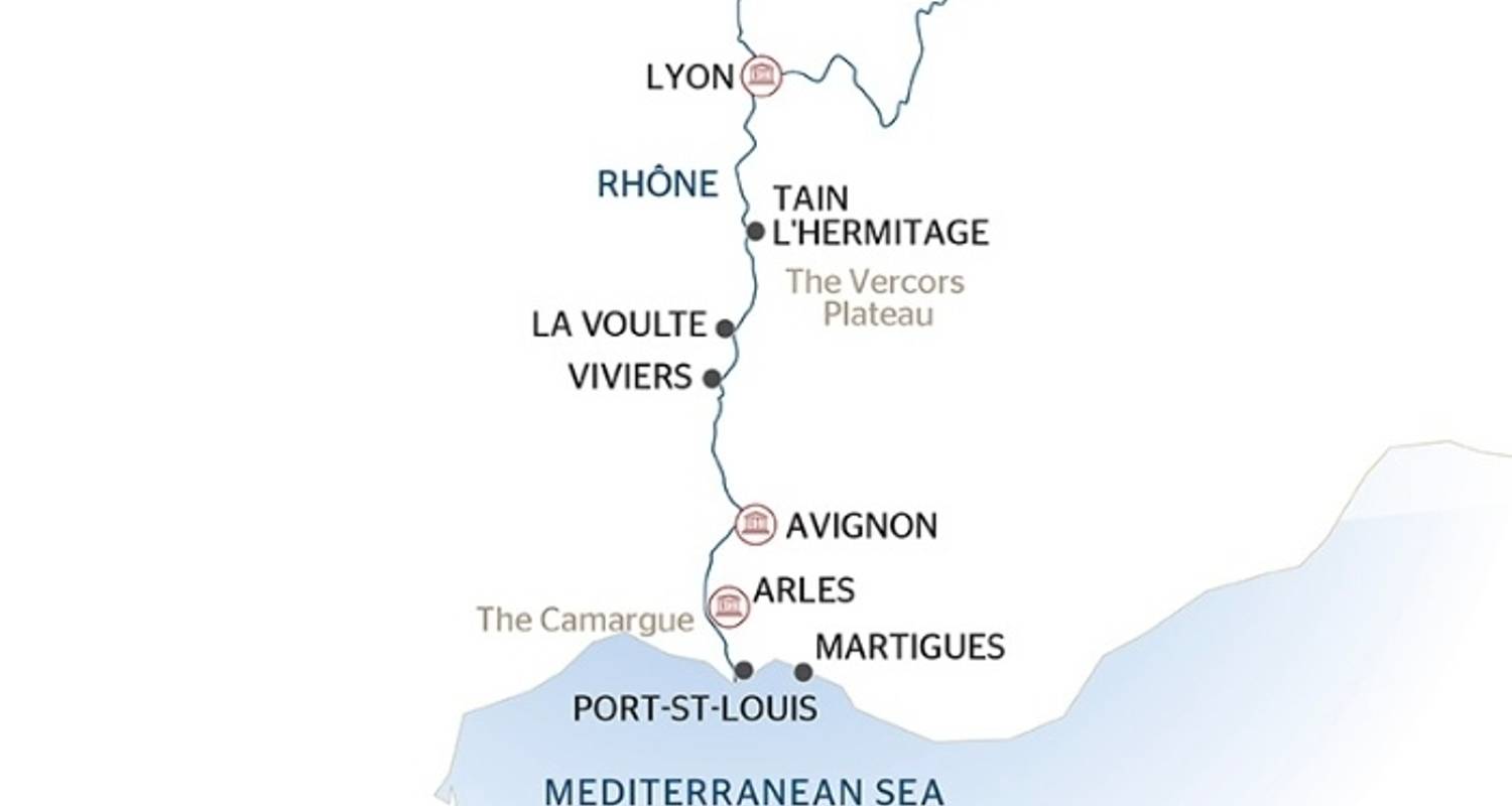 Bewonder de schitterende landschappen van de Rhônevallei - CroisiEurope River Cruises