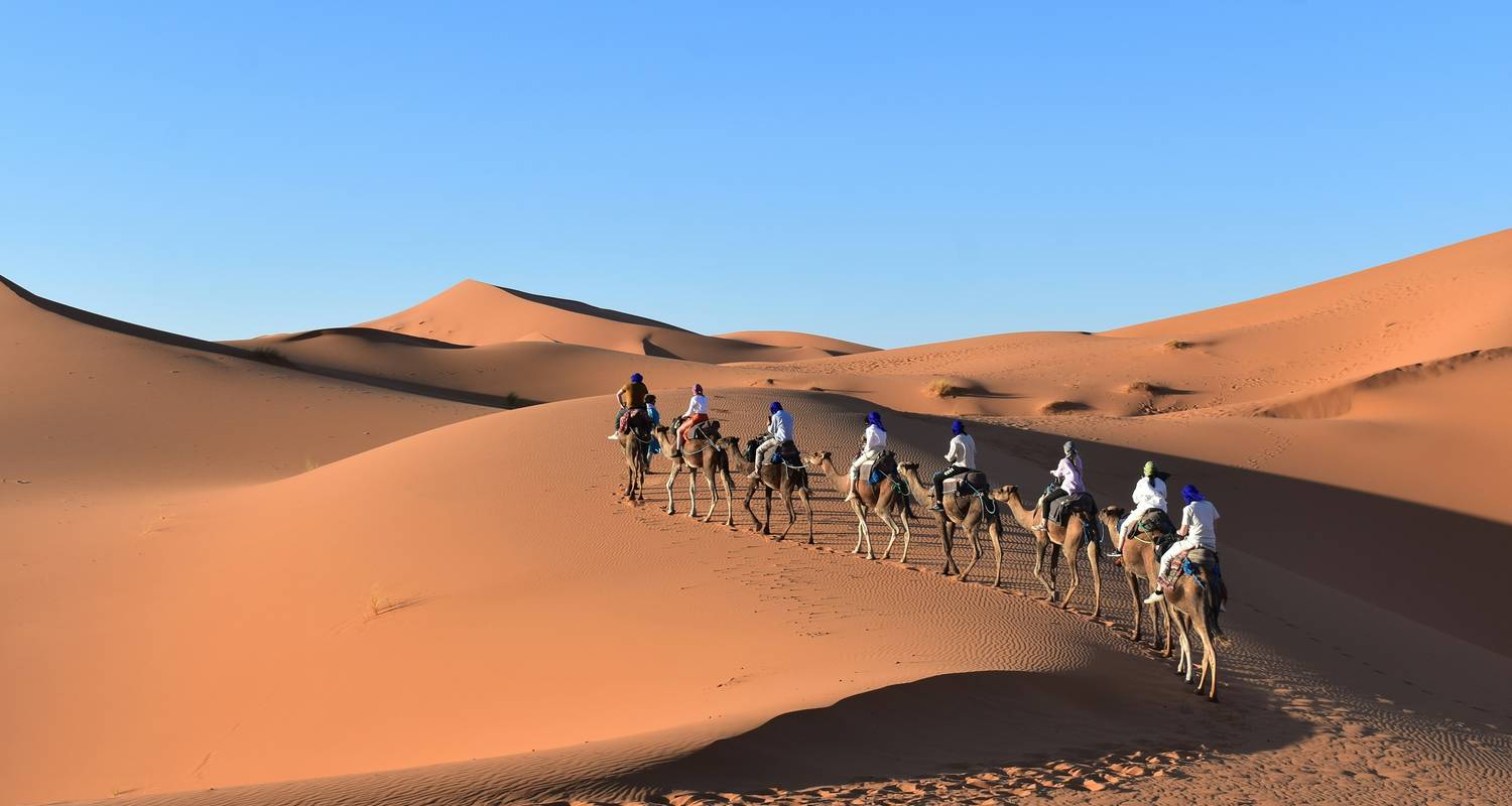 Circuit de luxe à Marrakech dans le désert 4 jours / 1 nuit dans un camp de luxe dans le désert - Private Desert Tours