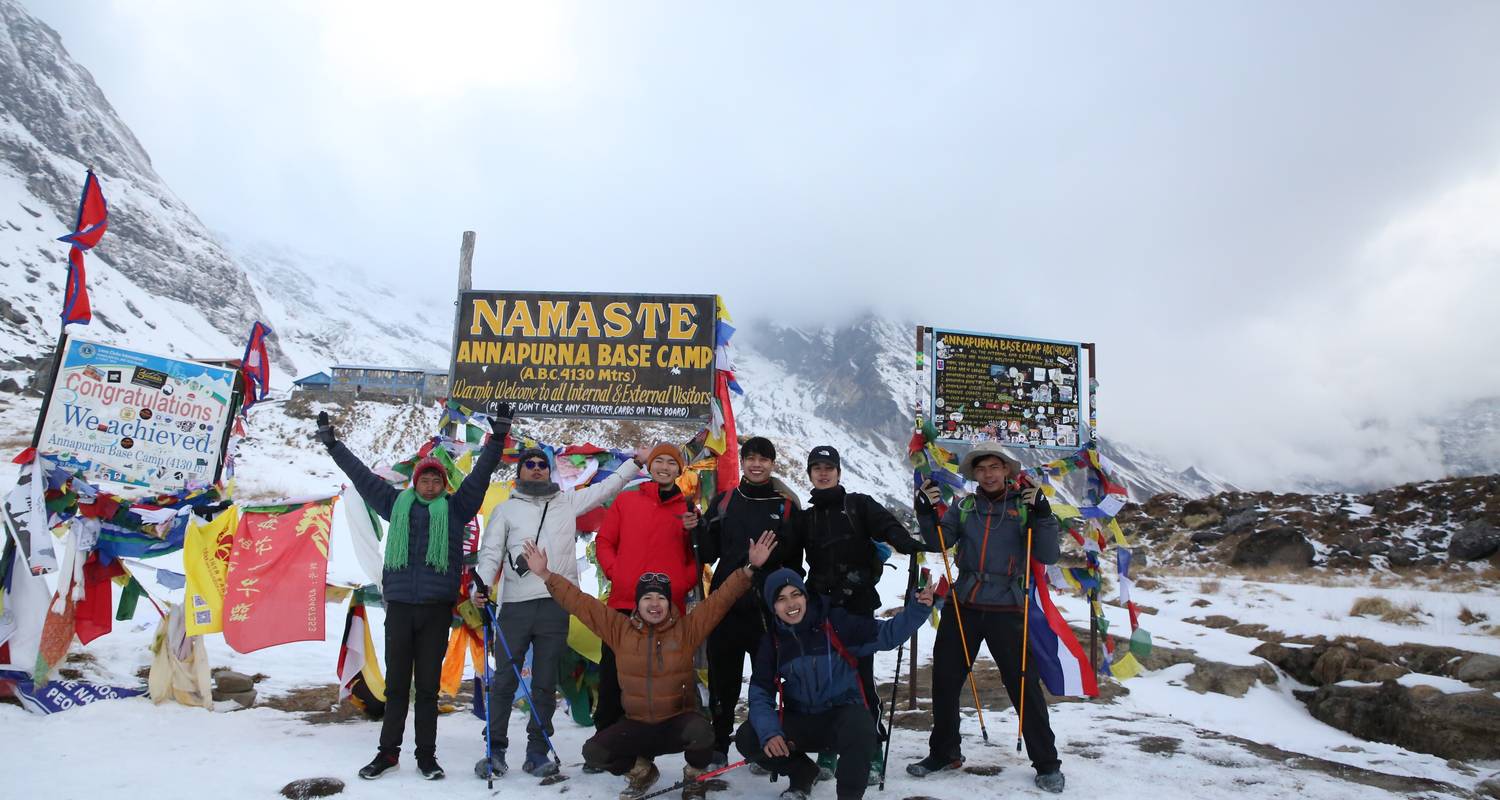 Trek du camp de base de l'Annapurna - The Great Adventure Treks & Expedition Pvt.Ltd