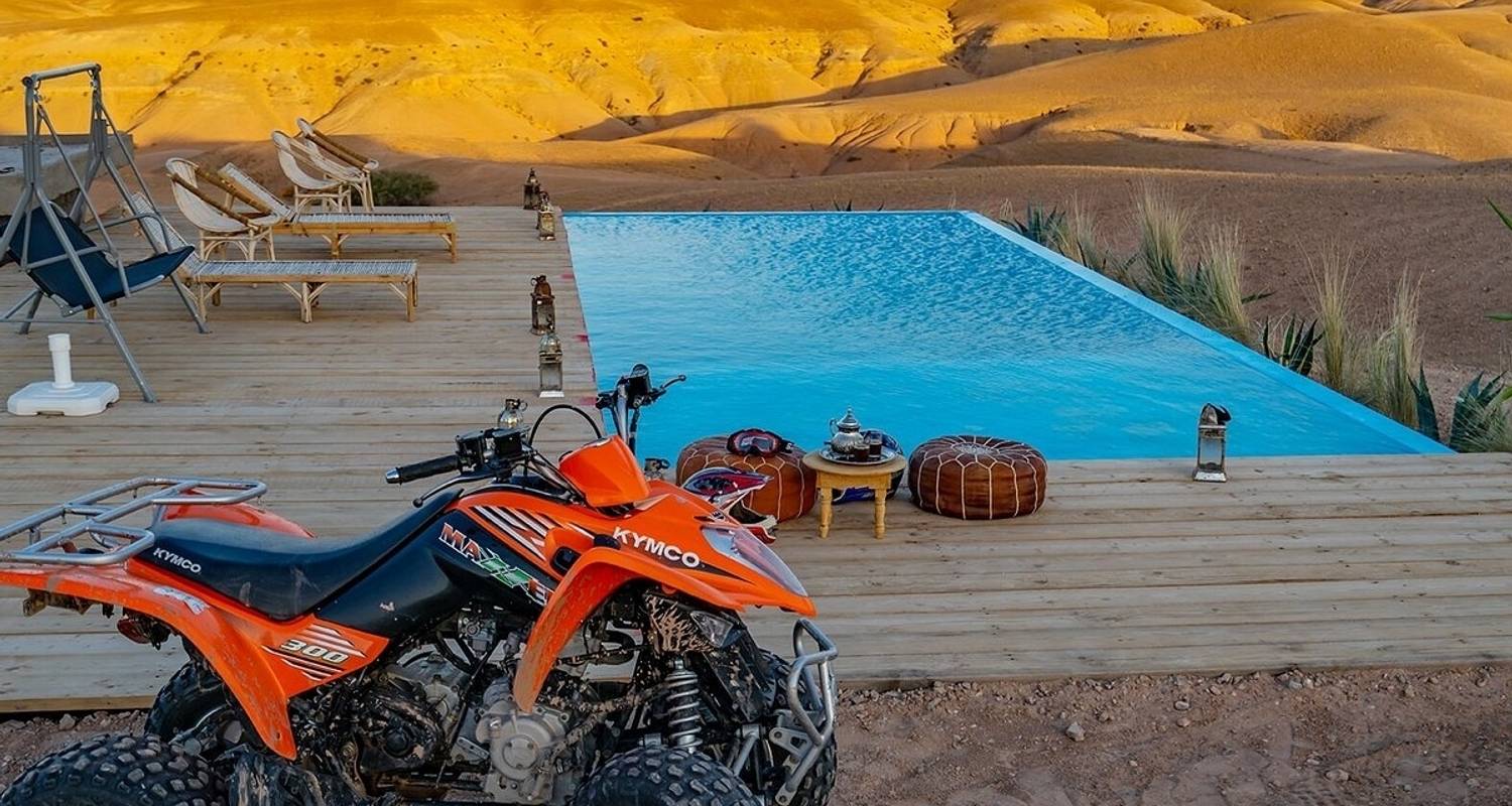 Agafay Woestijn Avontuur met Quad en Kameel Excursie - Morocco Trip Travel