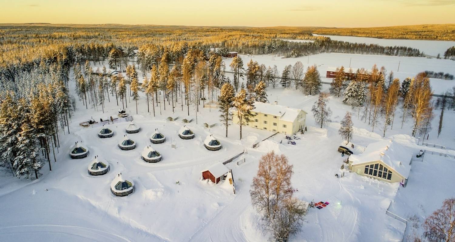 Arctic Circle metropolis Rovaniemi in the Aurora Cabin - DERTOUR