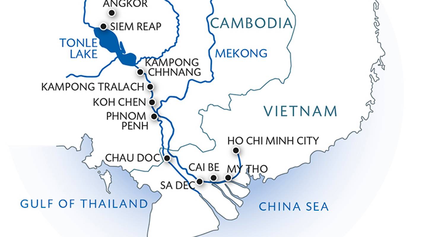 River Cruises from Ho Chi Minh City to Siem Reap