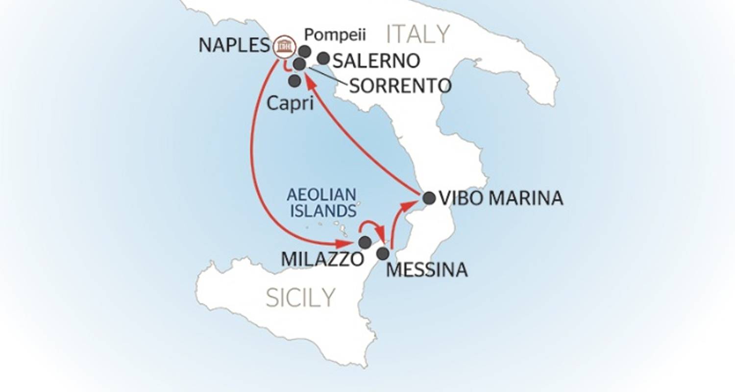 Naples, the Amalfi Coast, and Sicily (port-to-port package) - CroisiEurope River Cruises