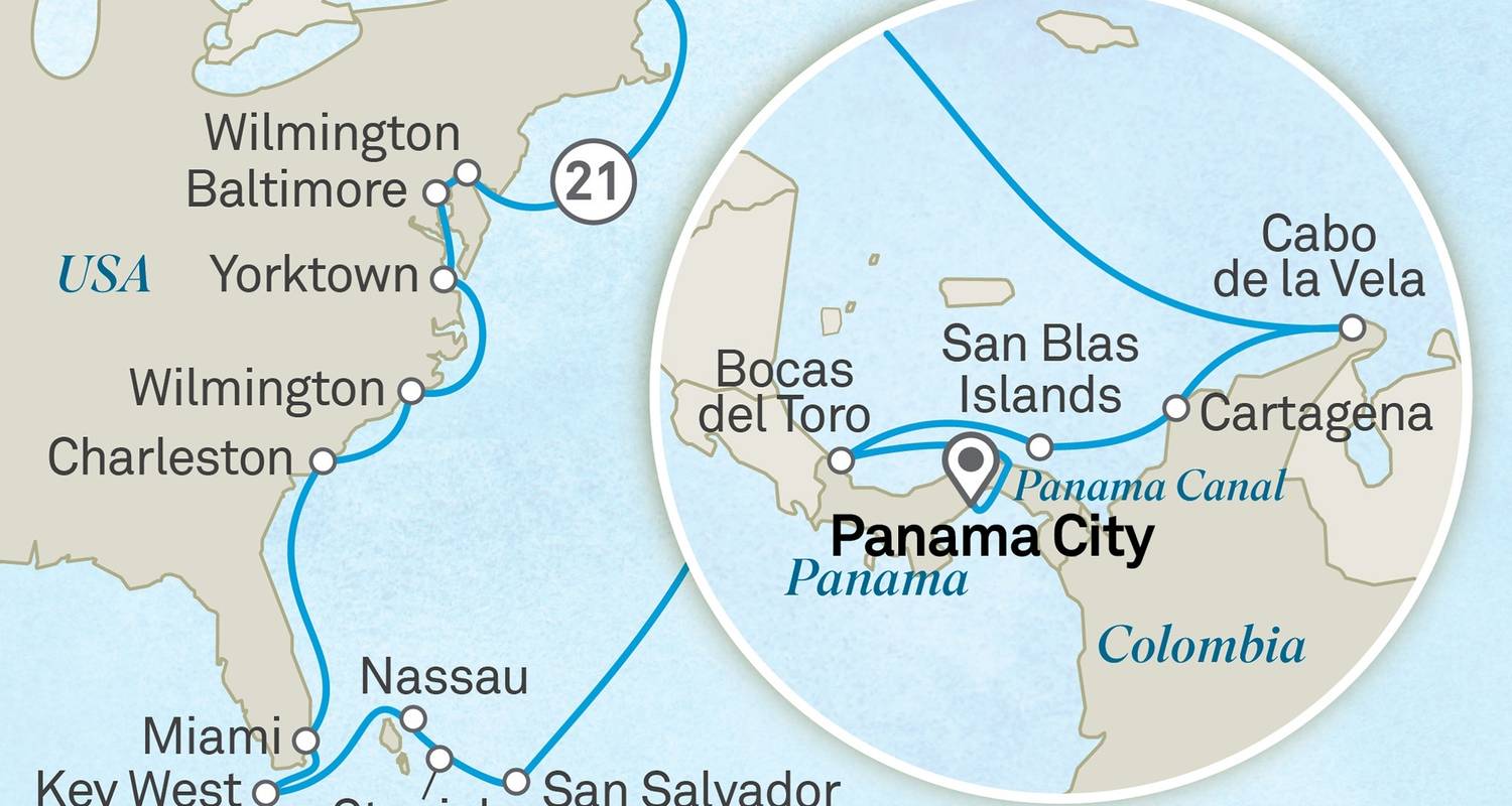 Die historische Reise von Ultimate America nach Panama - Scenic Luxury Cruises & Tours