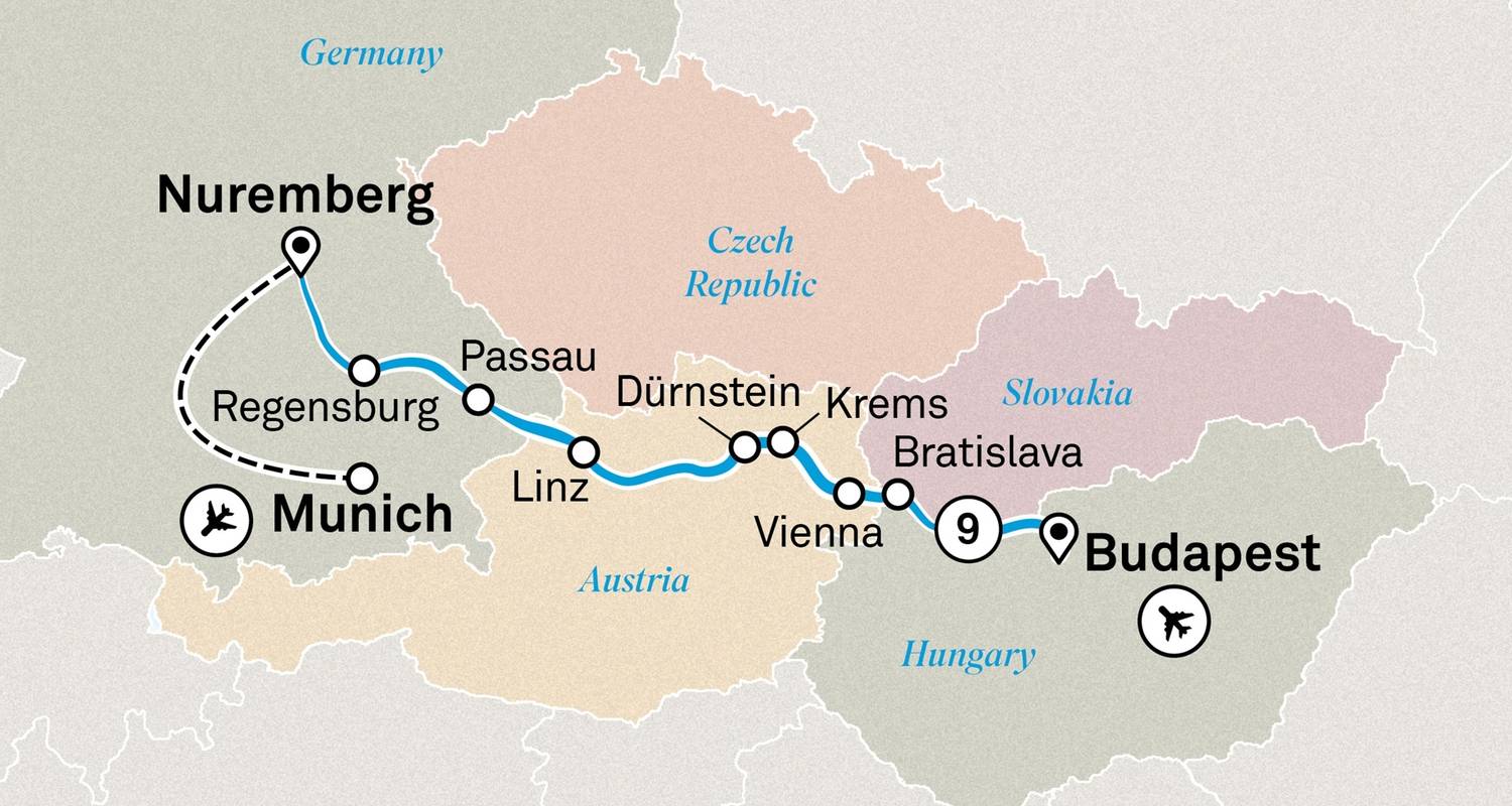 Danube in Depth 2025|2026 - 10 Days (from Budapest to Munich) - Scenic Luxury Cruises & Tours