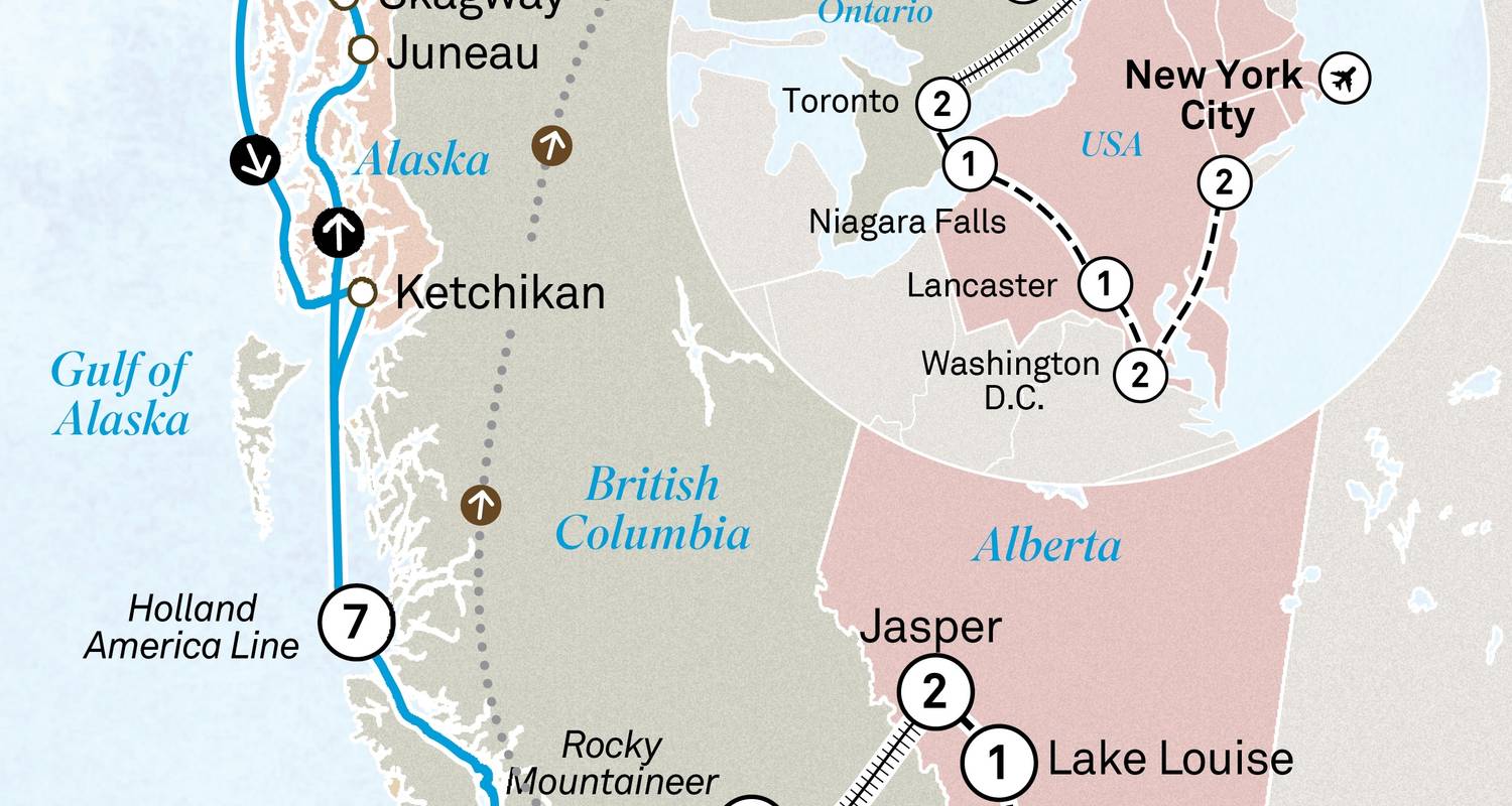 Majestic Rockies & the Colours of Eastern Canada 2025 - 30 Days - Scenic Luxury Cruises & Tours