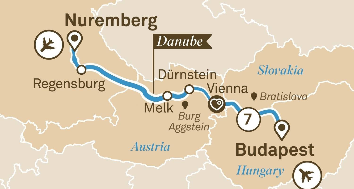 Donau Entdeckung 2024 - 8 Tage (von Budapest bis Nürnberg) - Scenic Luxury Cruises & Tours