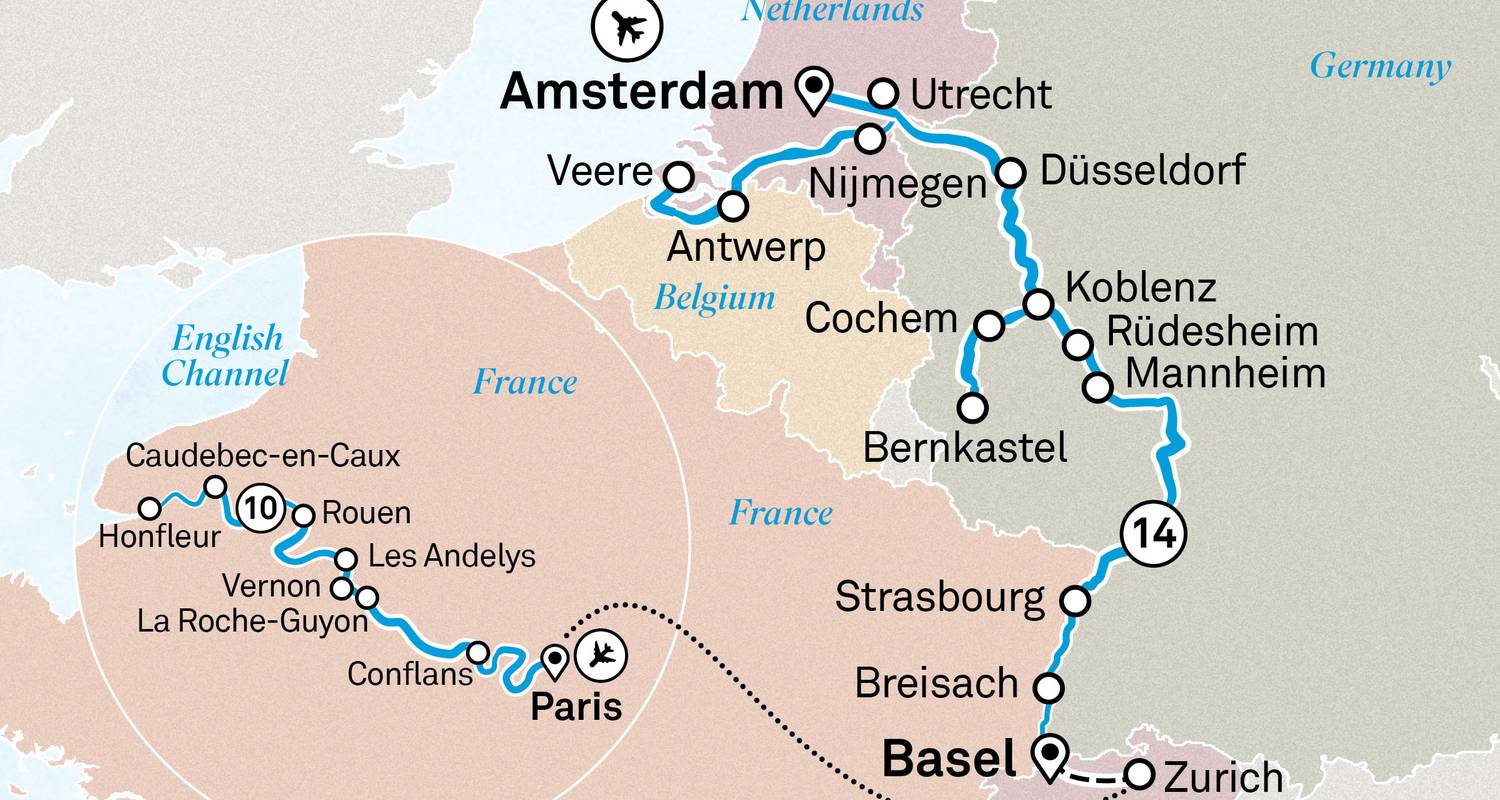 Le cœur de l'Europe 2025 - 25 jours (from Paris to Amsterdam) - Scenic Luxury Cruises & Tours