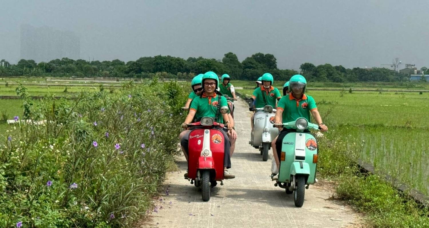 Vespa ochtend/middagtour - Het noorden van de Rode Rivier Delta verkennen in Hanoi, Vietnam - Old Quarter Travel