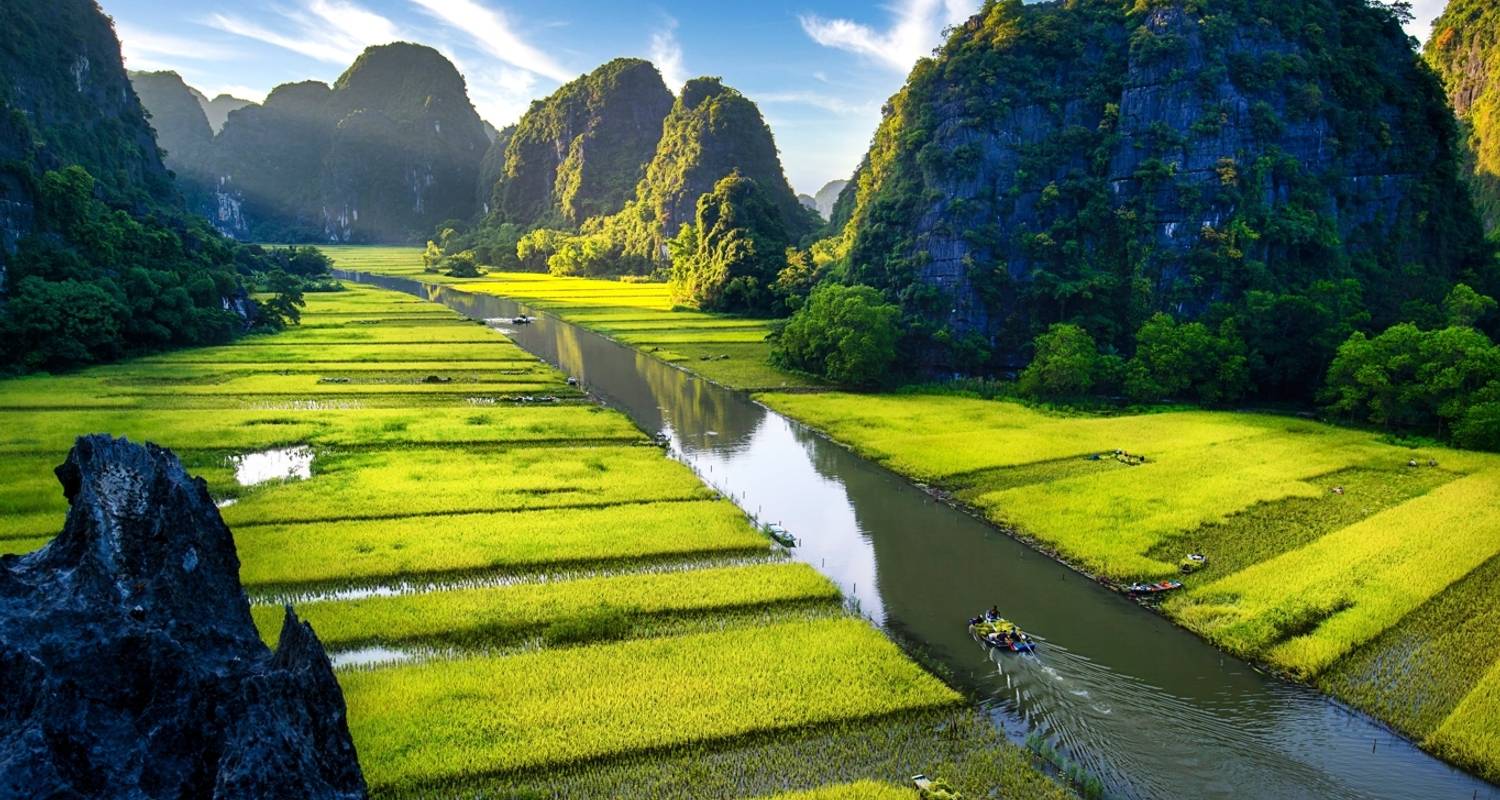 Dagtocht naar Ninh Binh (Hoa Lu - Tam Coc - Mua Cave) - Up Travel Vietnam