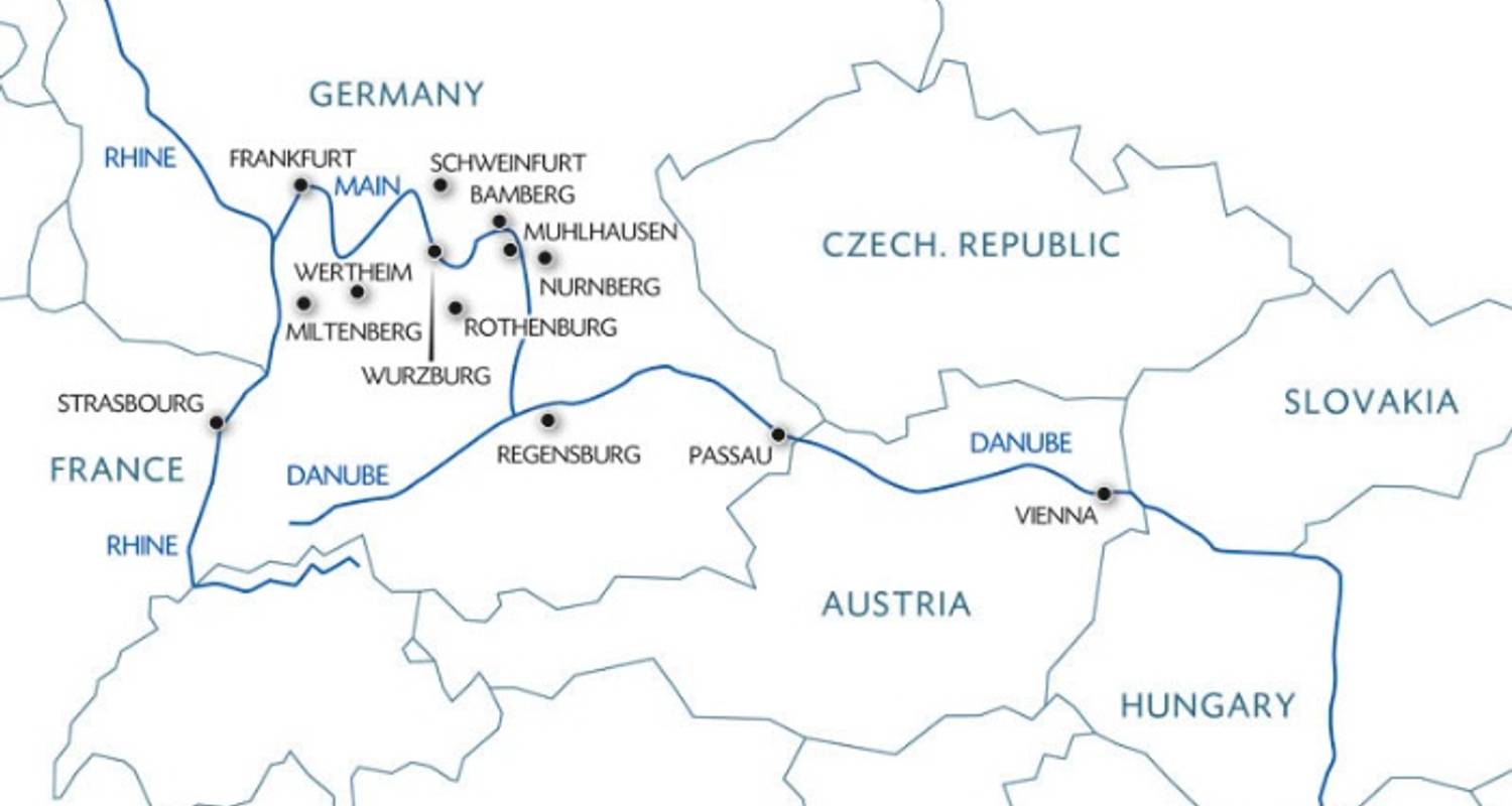 Kreuzfahrt durch das Herz Europas vom Rhein zur Donau (von Mainz bis Straßburg) - CroisiEurope River Cruises