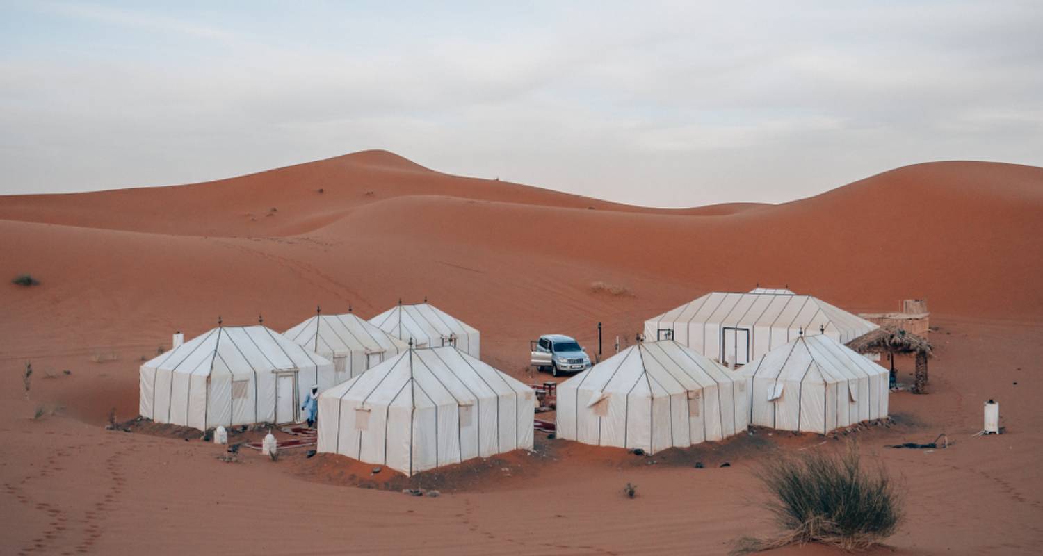 4 dagen in Marokko: Luxe Sahara-woestijnkamp vanuit Marrakech - Voyagiste Maroc