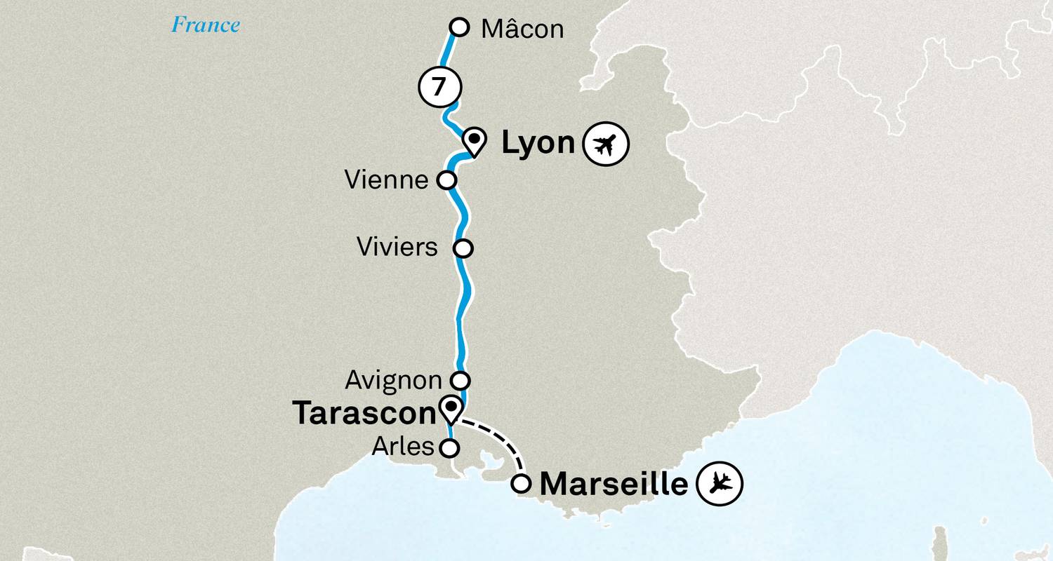 Idyllische Rhône 2025 - 8 Dagen (van Marseille naar Lyon) - Scenic Luxury Cruises & Tours